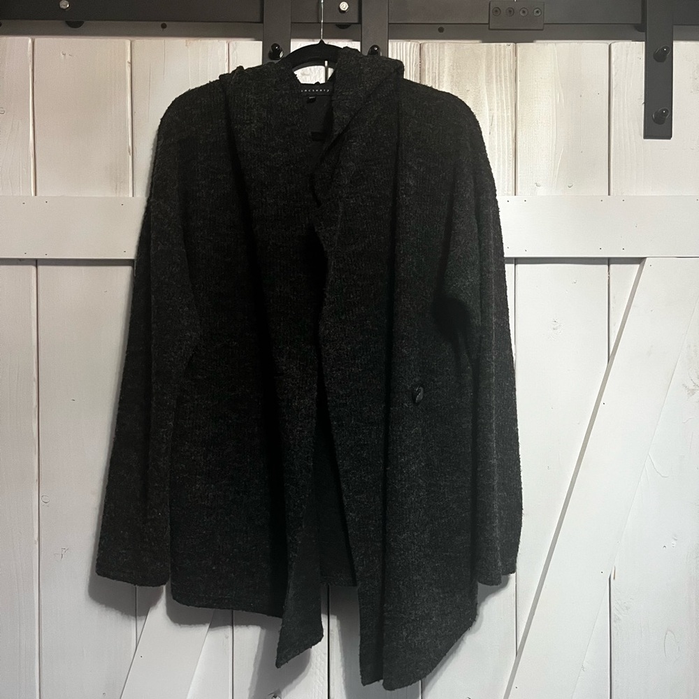 Sanctuary Charcoal Textured Cardigan